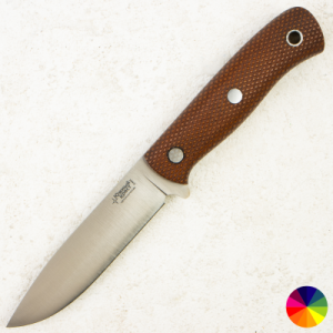 Нож Южный Крест Скаут L, Elmax, Convex, Micarta Coyote, Насечка